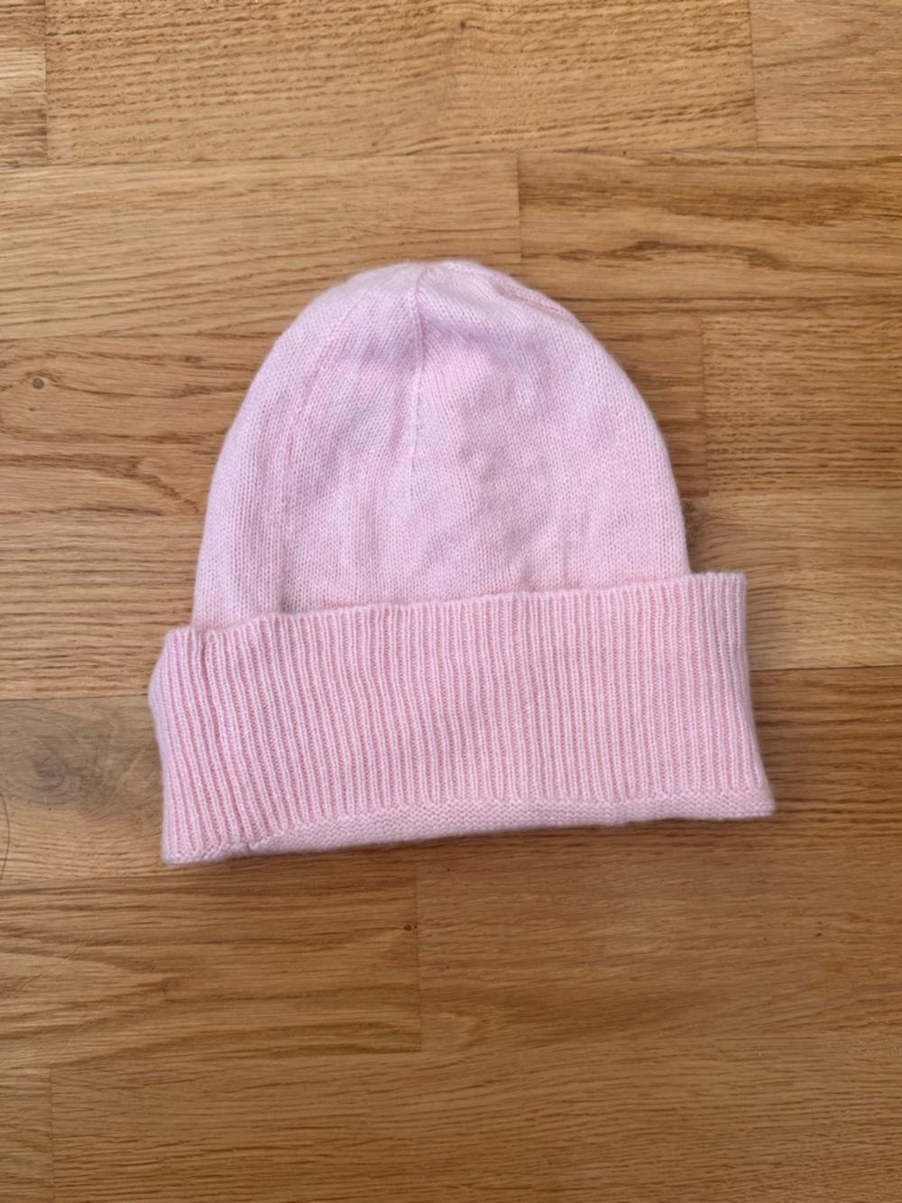 Charter Club Light Pink Cashmere Beanie